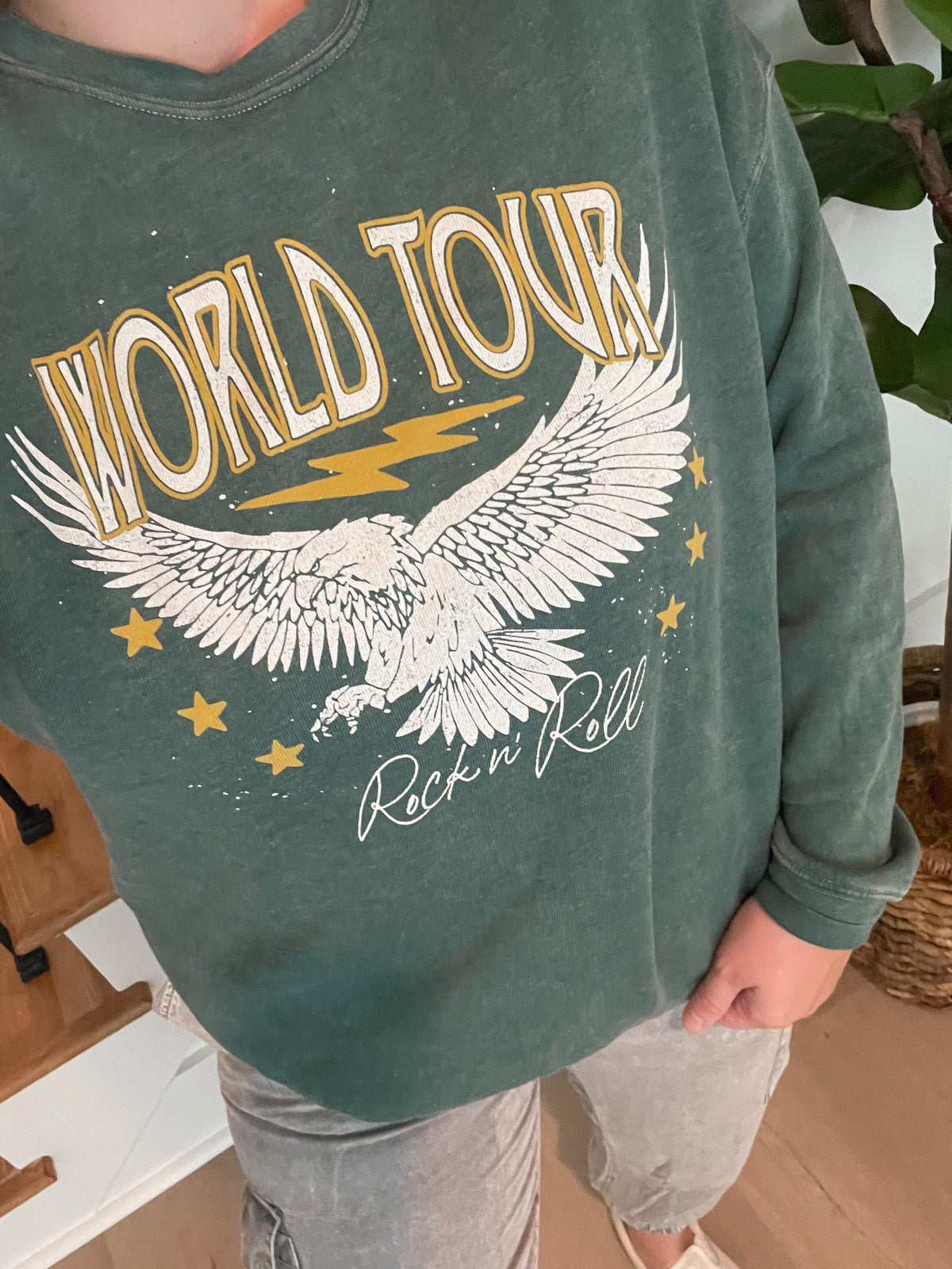 World Tour Mineral Washed Sweatshirt