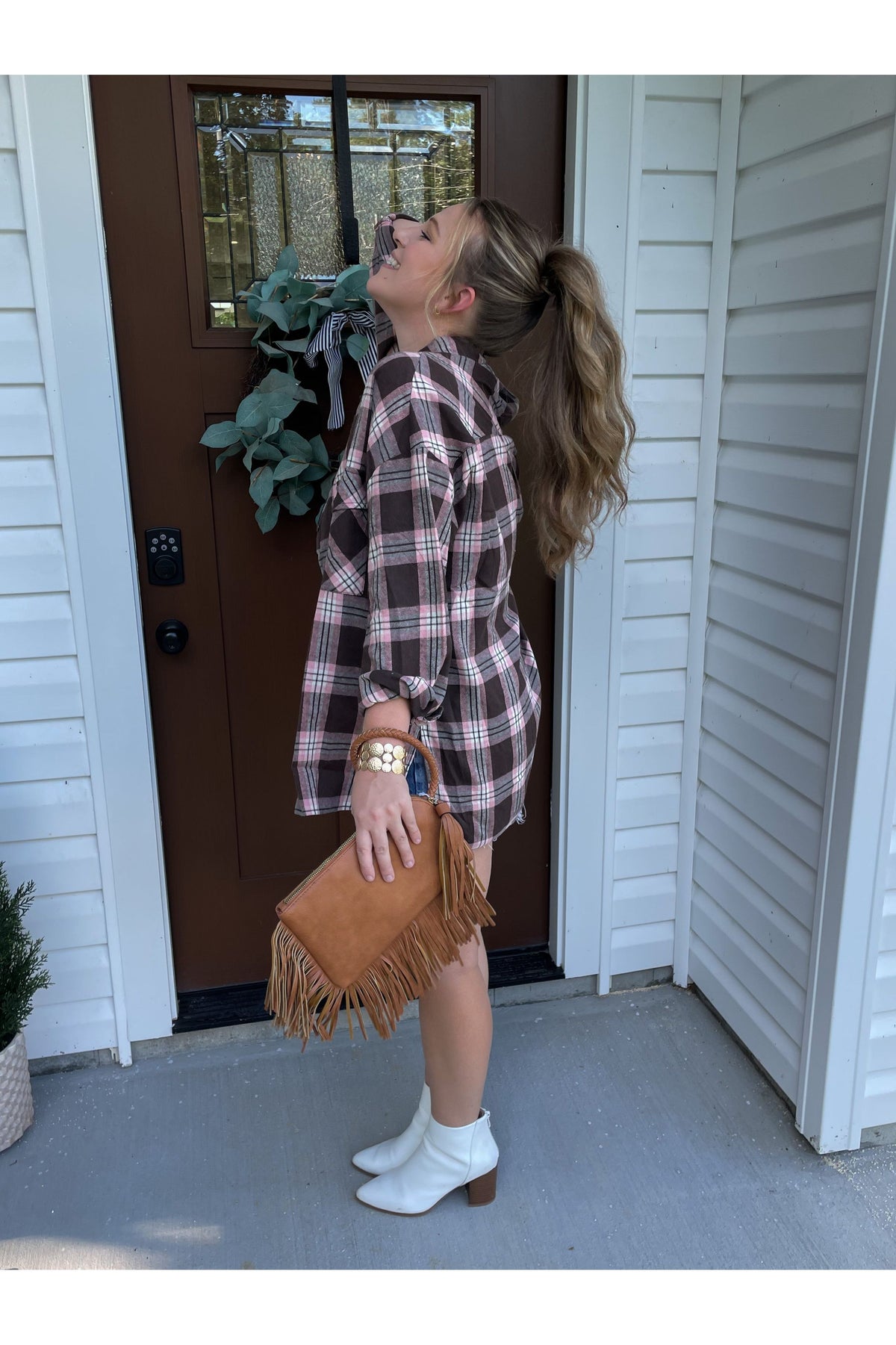 Southern Charm Checkered Button Up Flannel