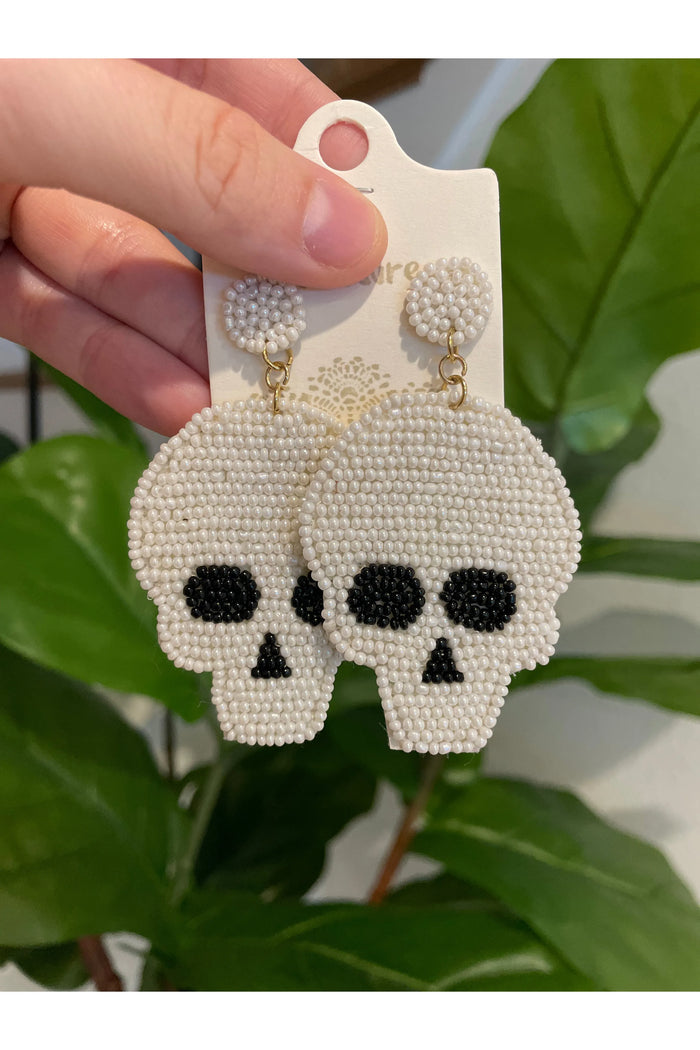 Skull Beaded Earrings