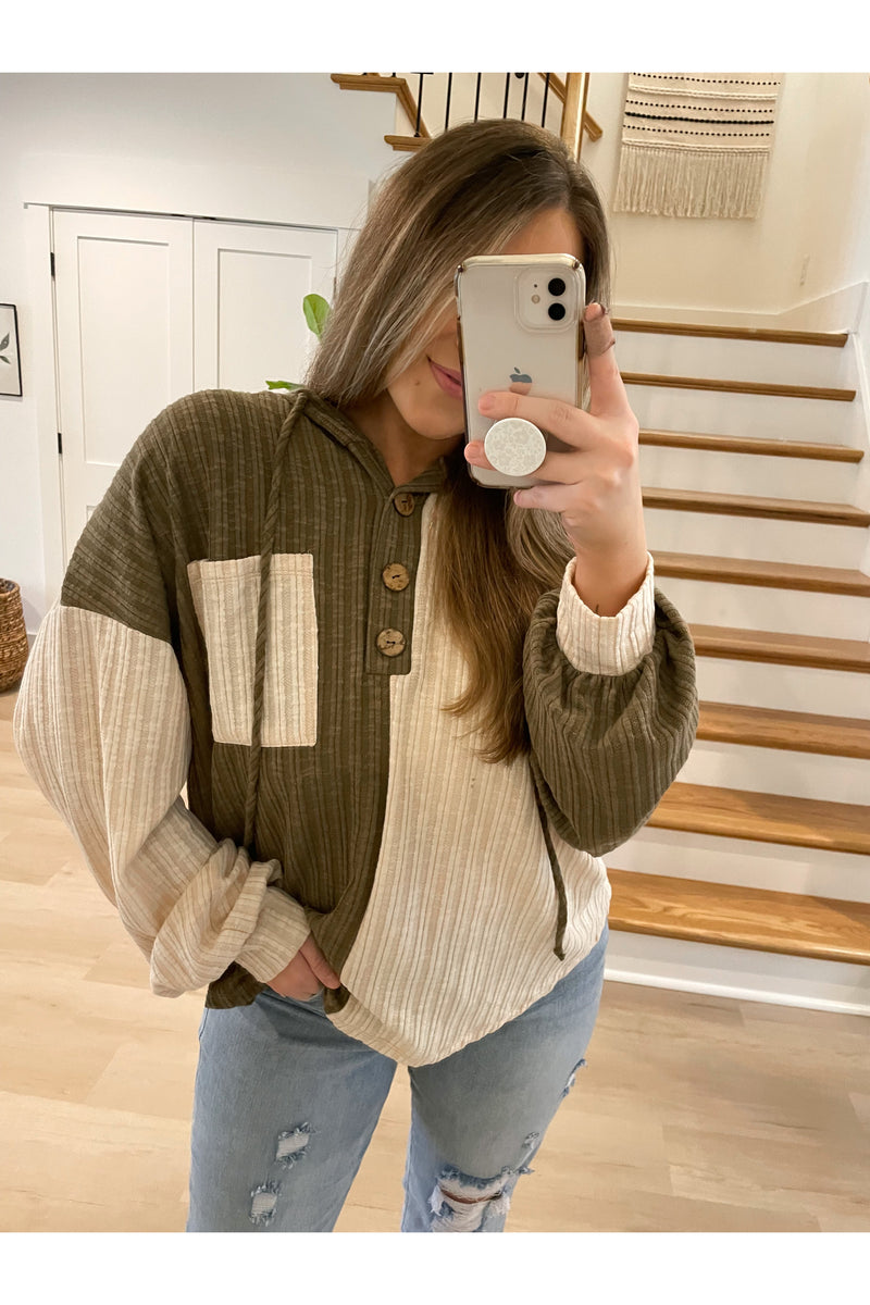 Day to Day Color Block Pullover