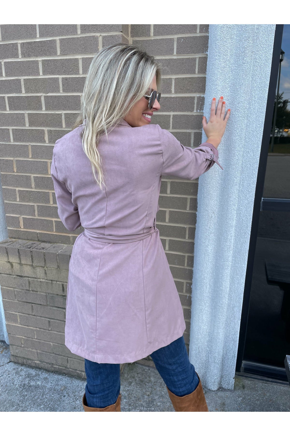 In the Trenches Jacket in Mauve