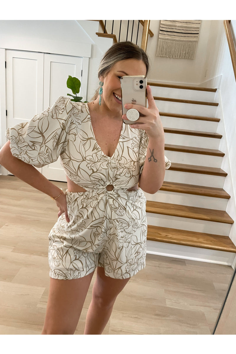 Tropical Time O-Ring Romper