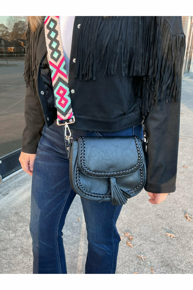 The Willow Crossbody in Black