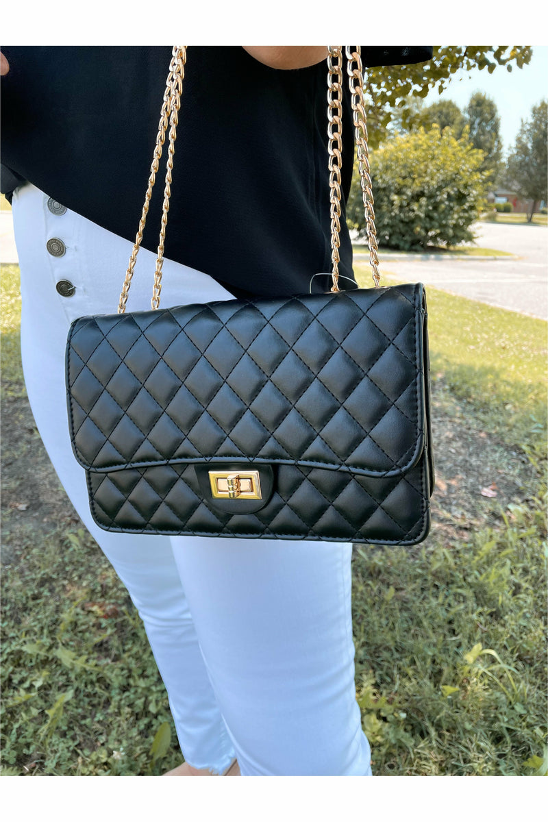 Designer Feels Quilted Purse