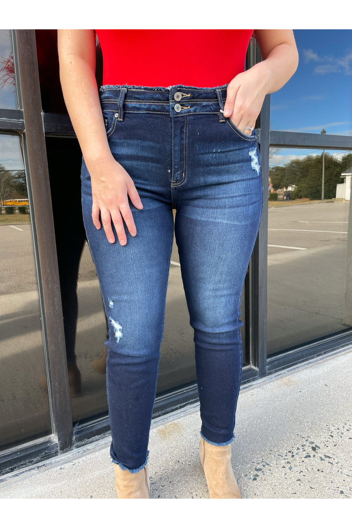 Double Button KanCan Jeans