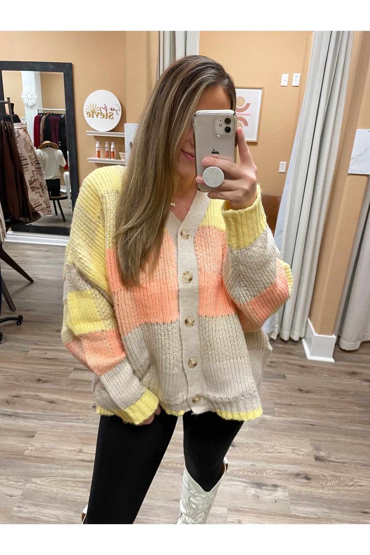 Color My Life Oversized Cardigan