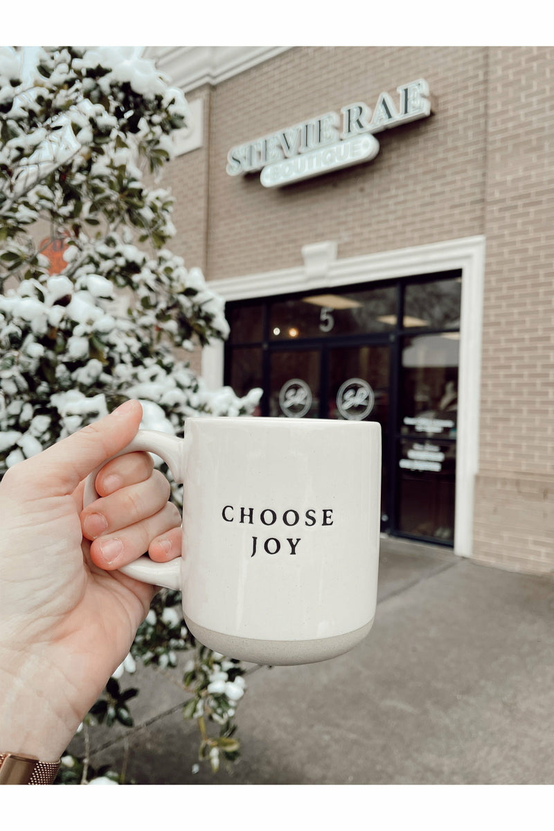 Choose Joy coffee mug