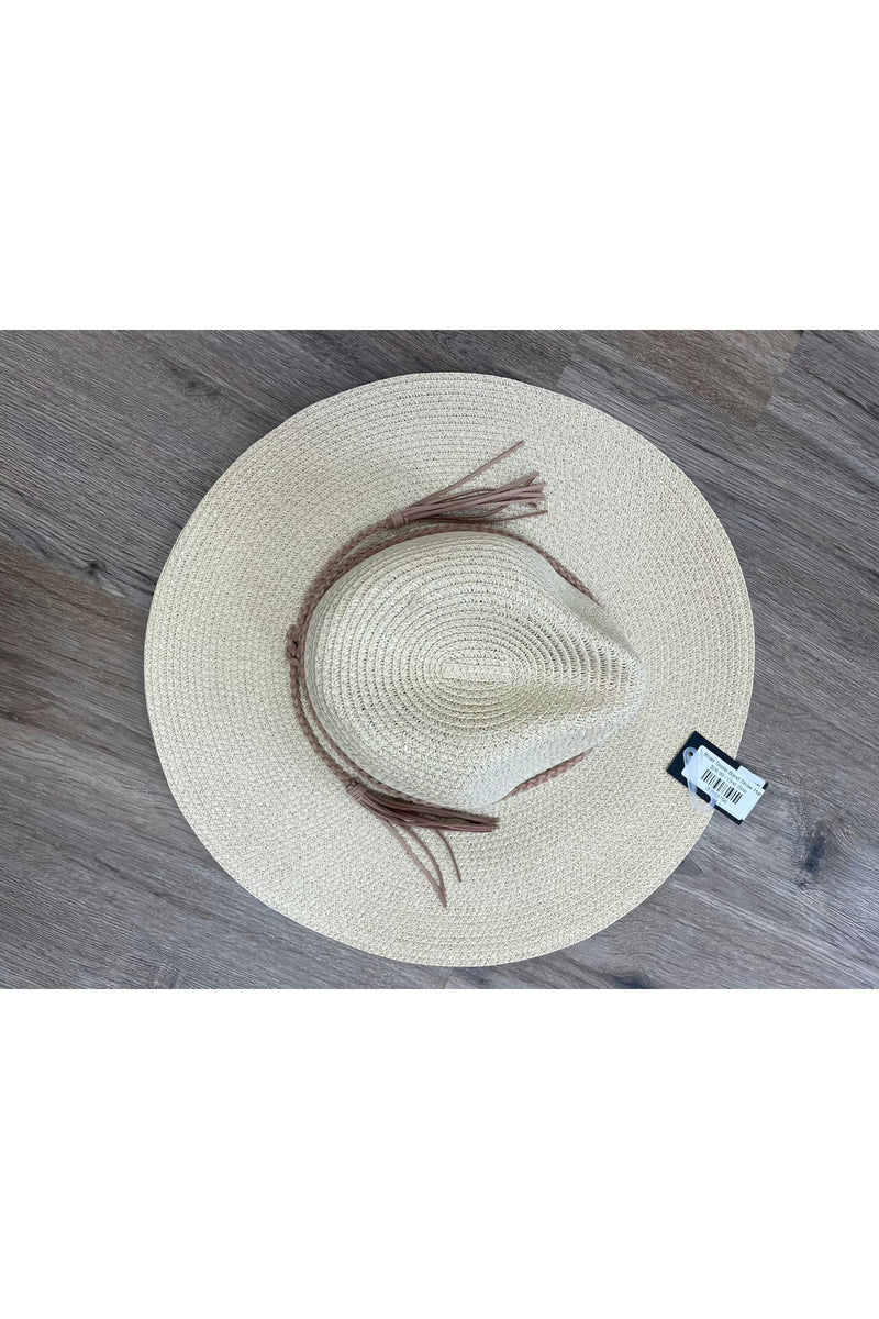 Braid Tassle Band Straw Hat