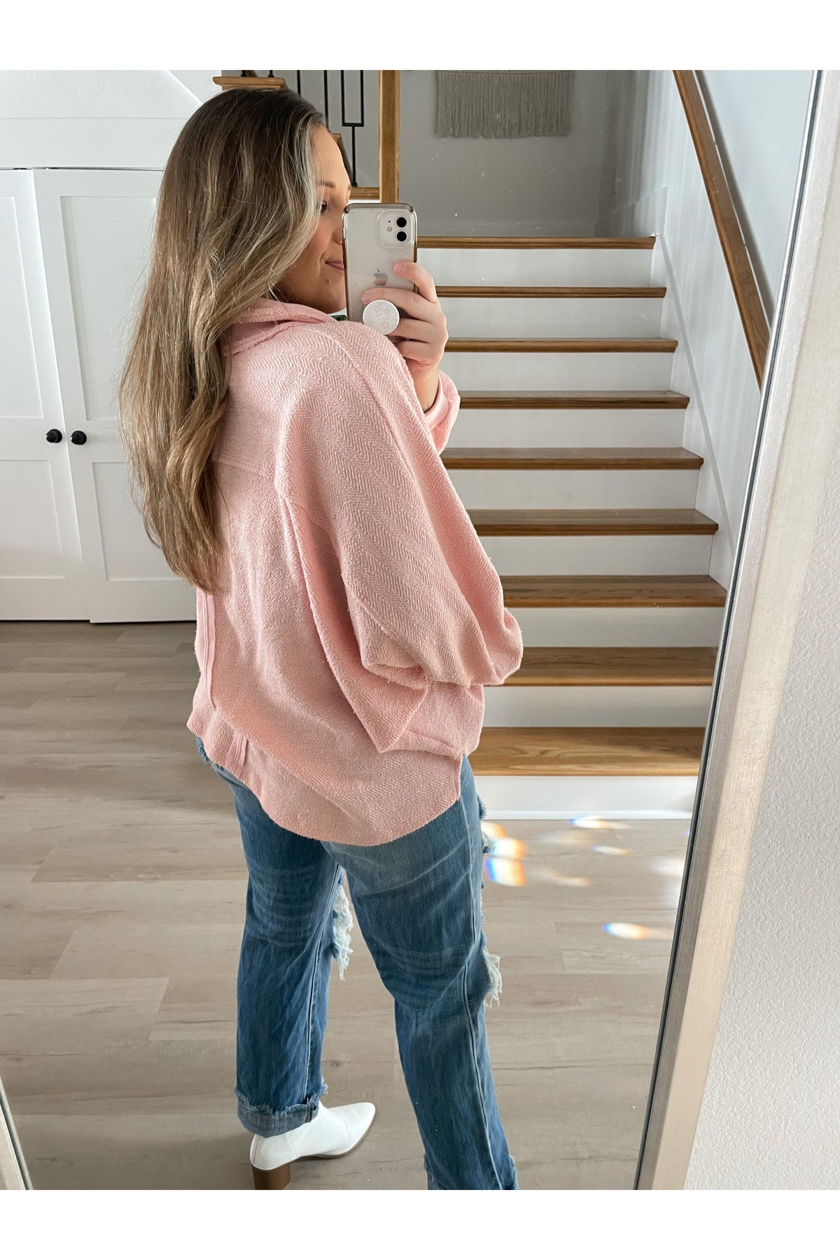 Made For You Pullover in Blush